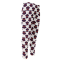 Halloween Owl Pattern Print Men's Compression Pants