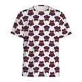 Halloween Owl Pattern Print Men's Athletic T-Shirt