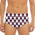 Halloween Owl Pattern Print Men's Triangle Swim Briefs