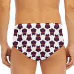 Halloween Owl Pattern Print Men's Triangle Swim Briefs