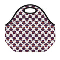 Halloween Owl Pattern Print Neoprene Lunch Bag
