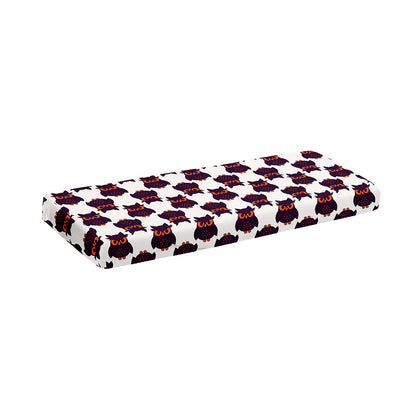 Halloween Owl Pattern Print Piano Keyboard Cover