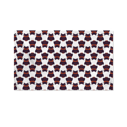 Halloween Owl Pattern Print Polyester Flag