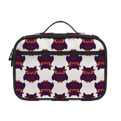 Halloween Owl Pattern Print Portable Lunch Bag