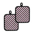 Halloween Owl Pattern Print Pot Holders