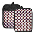 Halloween Owl Pattern Print Pot Holders With Pocket