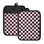 Halloween Owl Pattern Print Pot Holders With Pocket