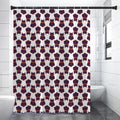 Halloween Owl Pattern Print Premium Shower Curtain