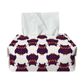 Halloween Owl Pattern Print Rectangle Tissue Box Cover