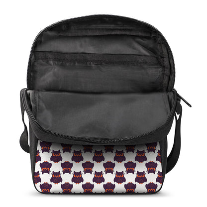 Halloween Owl Pattern Print Rectangular Crossbody Bag