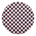 Halloween Owl Pattern Print Round Blanket
