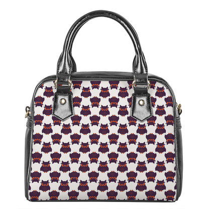 Halloween Owl Pattern Print Shoulder Handbag