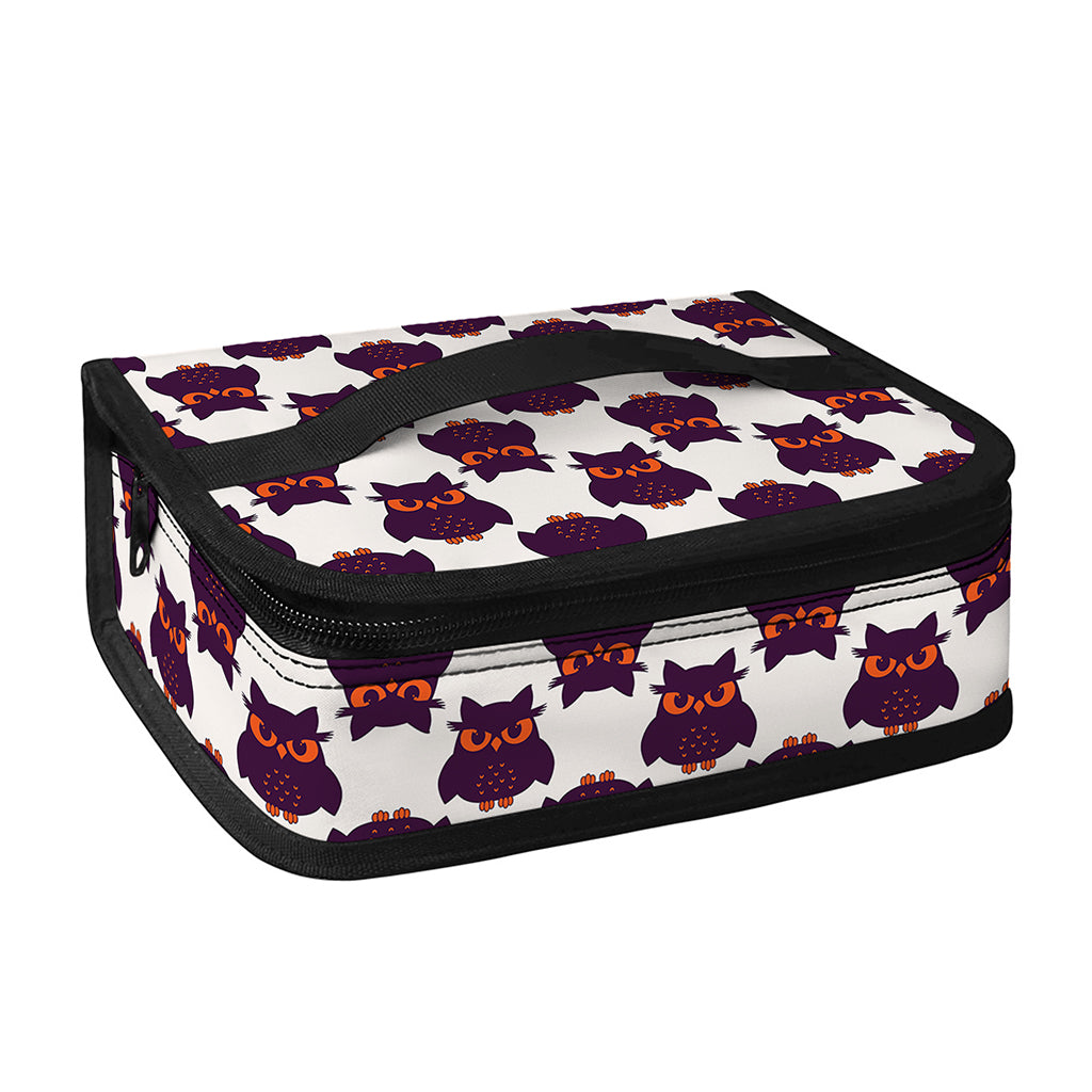 Halloween Owl Pattern Print Small Lunch Bag