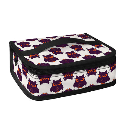 Halloween Owl Pattern Print Small Lunch Bag