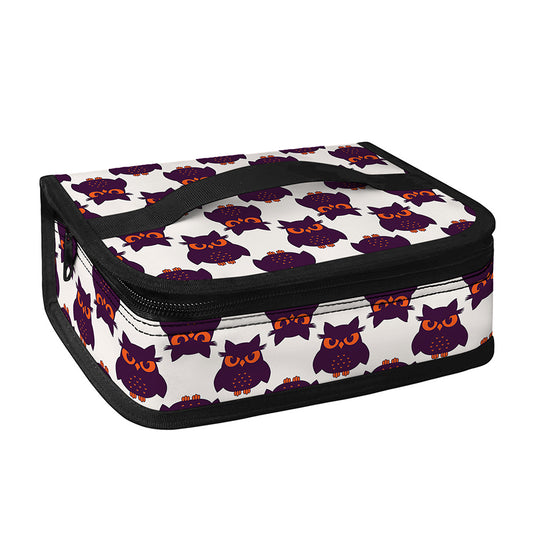 Halloween Owl Pattern Print Small Lunch Bag