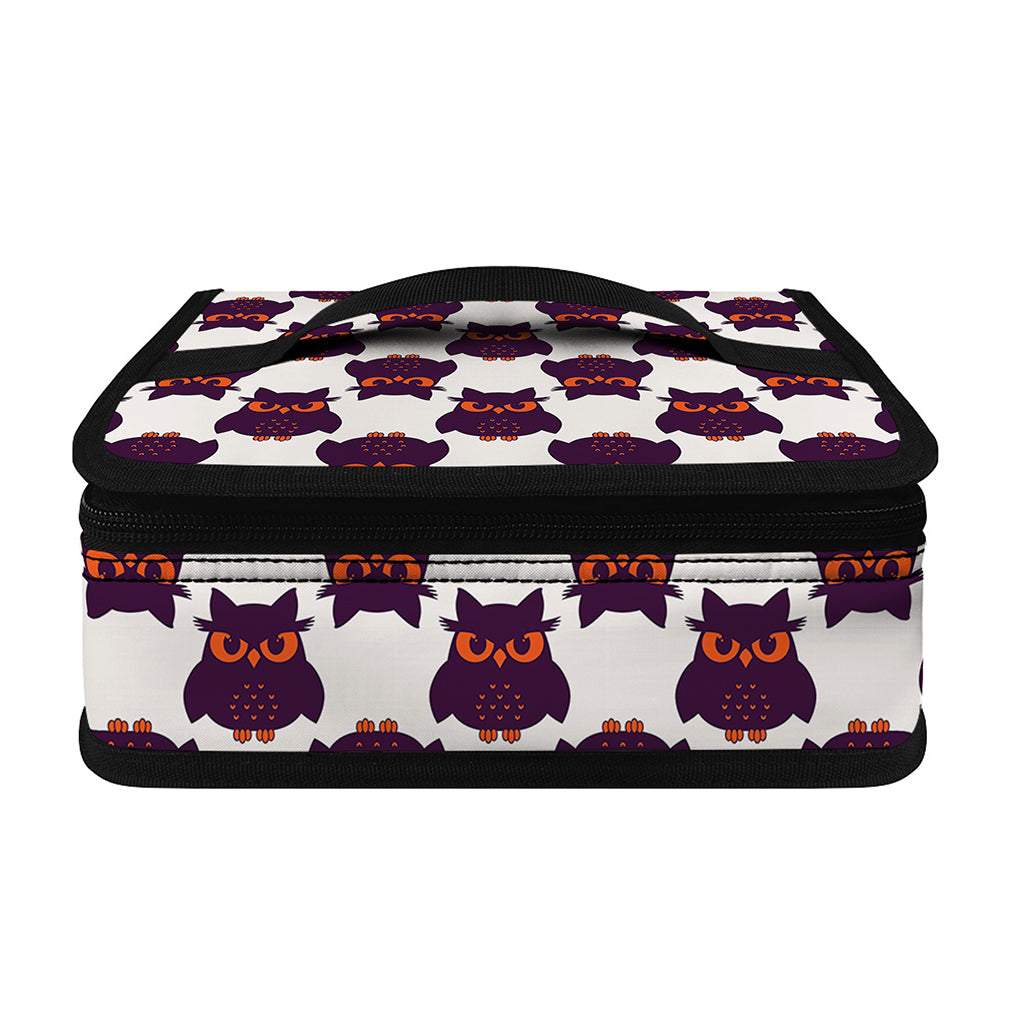 Halloween Owl Pattern Print Small Lunch Bag