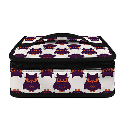 Halloween Owl Pattern Print Small Lunch Bag