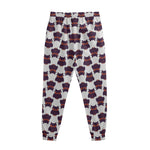 Halloween Owl Pattern Print Sweatpants
