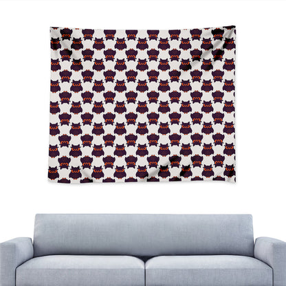 Halloween Owl Pattern Print Tapestry