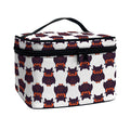 Halloween Owl Pattern Print Travel Makeup Bag
