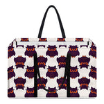 Halloween Owl Pattern Print Utility Tote Bag