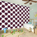 Halloween Owl Pattern Print Wall Sticker