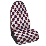 Halloween Owl Pattern Print Waterproof Car Seat Cover
