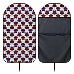 Halloween Owl Pattern Print Waterproof Car Seat Cover