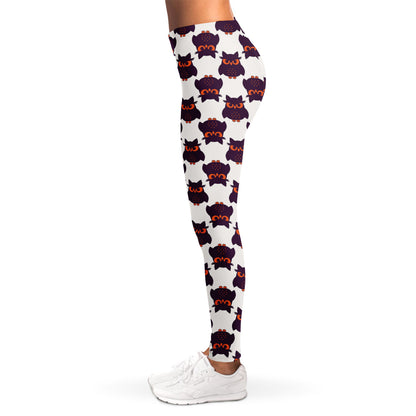 Halloween Owl Pattern Print Women's Leggings