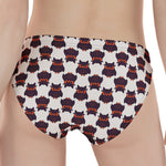 Halloween Owl Pattern Print Women's Panties