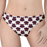 Halloween Owl Pattern Print Women's Thong