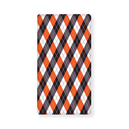 Halloween Party Argyle Pattern Print Baby Crib Sheet
