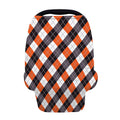 Halloween Party Argyle Pattern Print Baby Seat Cover