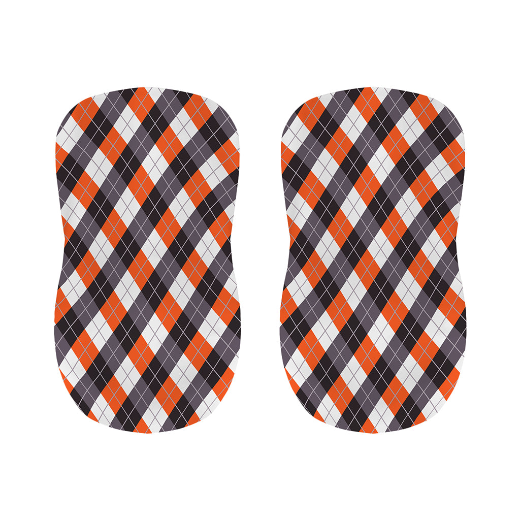 Halloween Party Argyle Pattern Print Bar Stool Covers