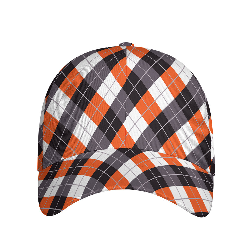Halloween Party Argyle Pattern Print Baseball Cap