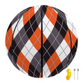 Halloween Party Argyle Pattern Print Basketball