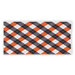 Halloween Party Argyle Pattern Print Beach Towel