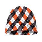 Halloween Party Argyle Pattern Print Beanie