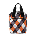 Halloween Party Argyle Pattern Print Bible Tote Bag