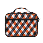 Halloween Party Argyle Pattern Print Briefcase Bible Bag