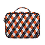 Halloween Party Argyle Pattern Print Briefcase Bible Bag