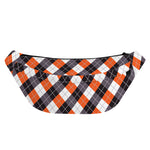Halloween Party Argyle Pattern Print Fanny Pack