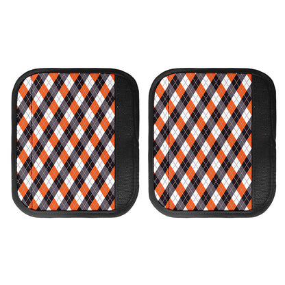 Halloween Party Argyle Pattern Print Handle Covers