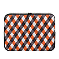 Halloween Party Argyle Pattern Print Laptop Sleeve