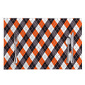 Halloween Party Argyle Pattern Print Placemat