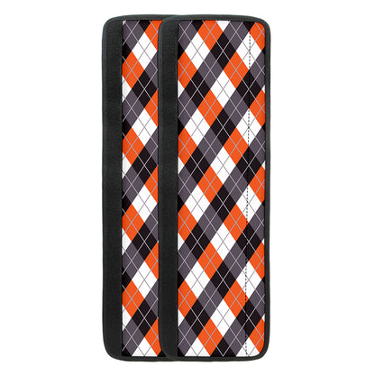 Halloween Party Argyle Pattern Print Refrigerator Handle Covers