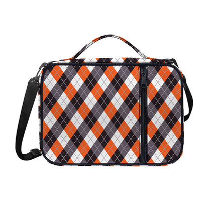 Halloween Party Argyle Pattern Print Shoulder Strap Bible Bag
