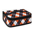Halloween Party Argyle Pattern Print Small Lunch Bag