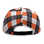 Halloween Party Argyle Pattern Print Snapback Cap