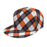 Halloween Party Argyle Pattern Print Snapback Cap
